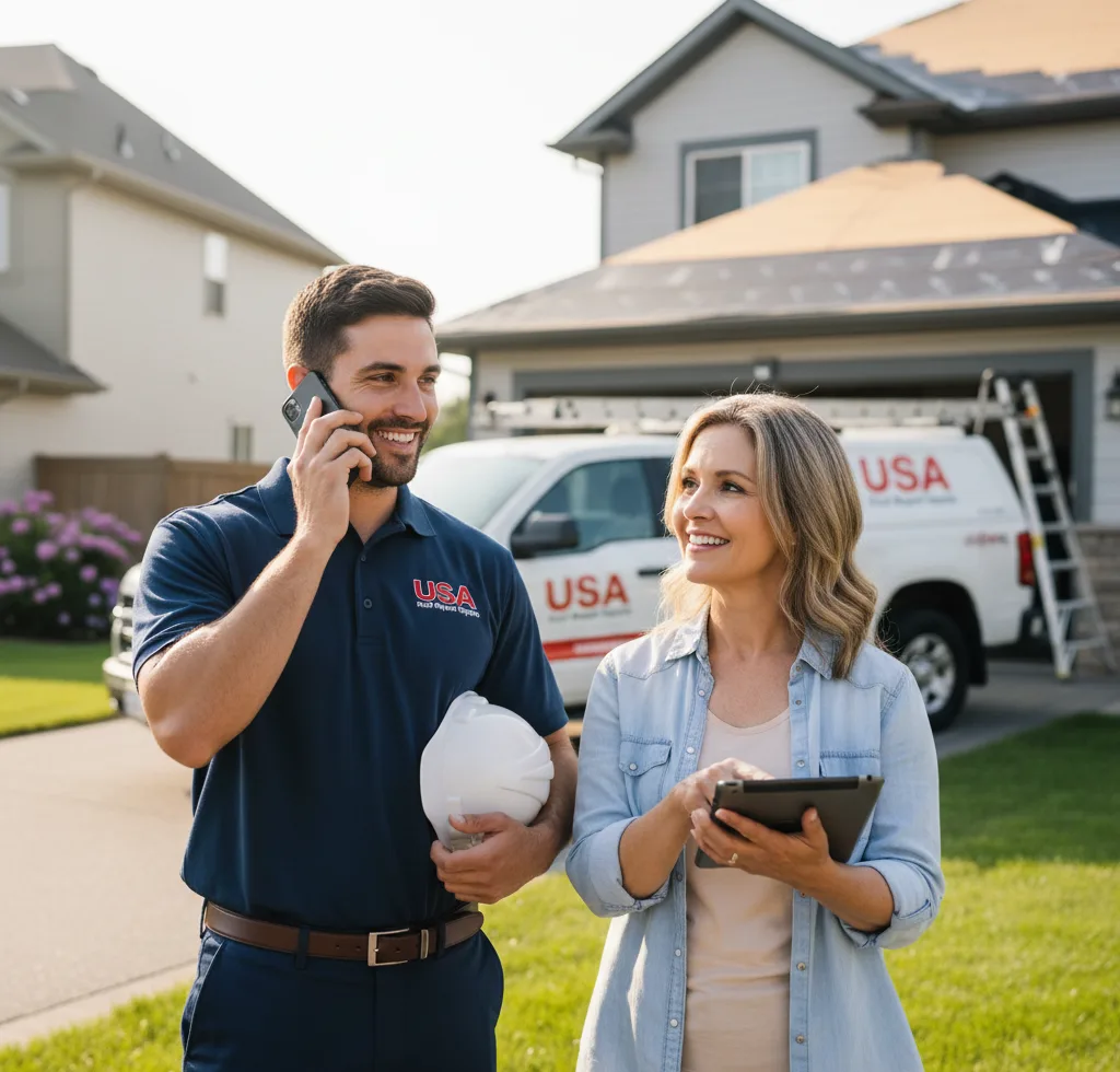 USA Roof Repair Experts customer support in Rockford